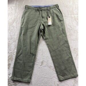 E4 NWT Samuel Windsor Pants Mens Olive 38x29 Cotton